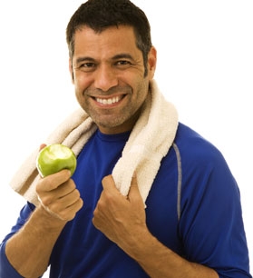 An apple after exercise aids recovery.