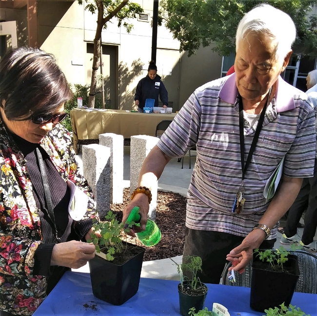 Eden Housing residents are able learn about nutrition, food safety and gardening concurrently at their living facilities.
