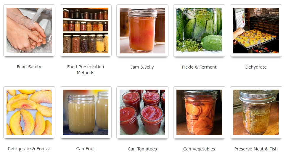 Food Preservation - Cooperative Extension: Food & Health