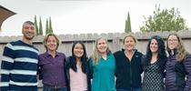 Satink Wolfson is a part of UC ANR’s statewide fire advisor network. From left to right: Luca Carmignani, Yana Valachovic, Katie Low, Barb Satink Wolfson, Lenya Quinn-Davidson, Alison Deak, Tori Norville. Photo credit: Fire Solutions- UC ANR. for Forest Research and Outreach Blog