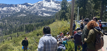 The Tahoe RCD’s Fire Adapted Communities (FAC) program works to connect, educate, and empower Tahoe Basin residents to prepare for wildfire. Credit: Tahoe Fire and Fuels Team. for Forest Research and Outreach Blog