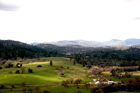 View of the Sierra Foothills from Robinson Ranch