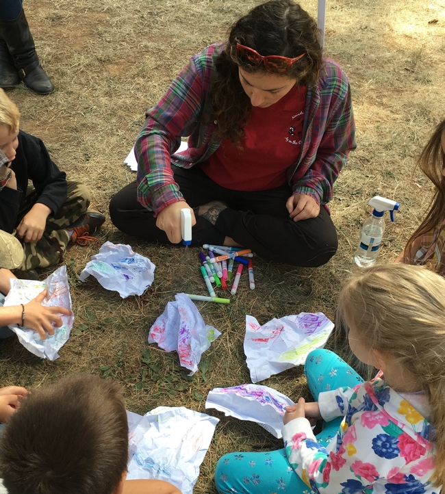 Students watch to see what happens when it rains on their watersheds. This activity shows how water travels on the land and where it accumulates.