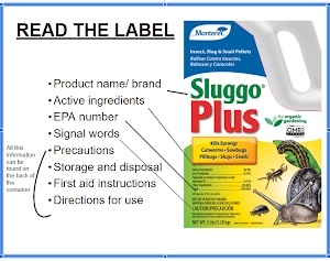 How to read pesticide label from UCMG slide presentation 4.30.22