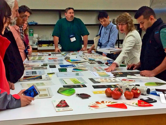Group learns about resources for quality evaluation of various crops