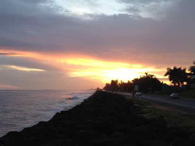 sunset in Kauai