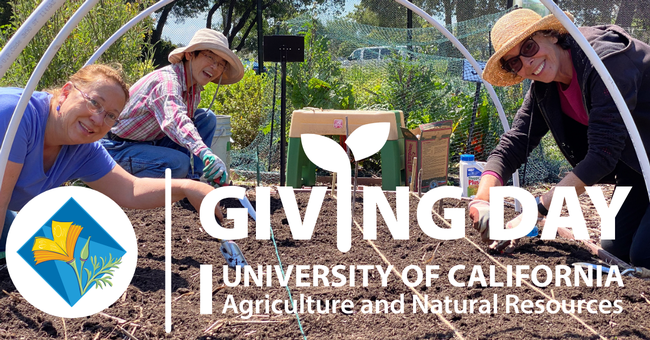 UC ANR Giving Day for UC Master Gardener Program Statewide Blog Blog