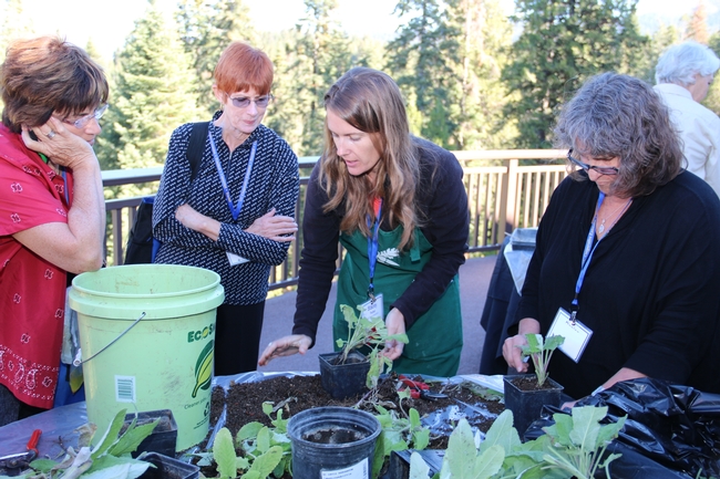 Attendees enjoyed a hands-on propagation workshop during one of the breakout sessions.