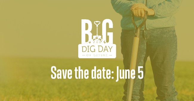 Save the date for Big Dig Day, June 5.