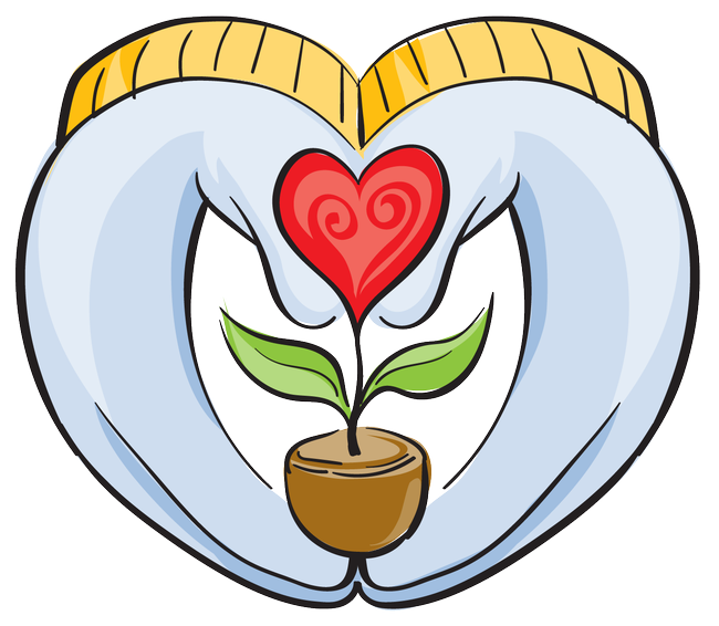 gardeners with heart icon