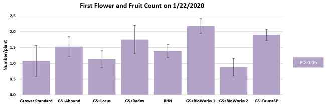 Flower and fruit count