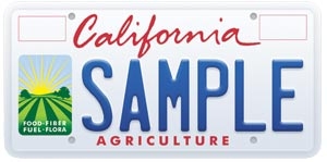 AG license plate