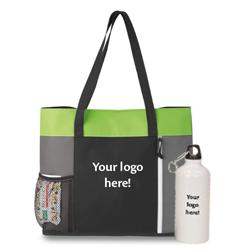 Convention tote and water bottle
