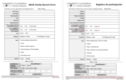 Family Record Form