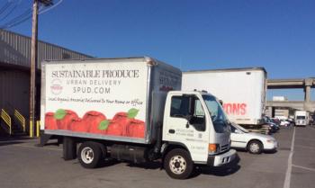Trucks at the San Francisco Wholesale Produce Market