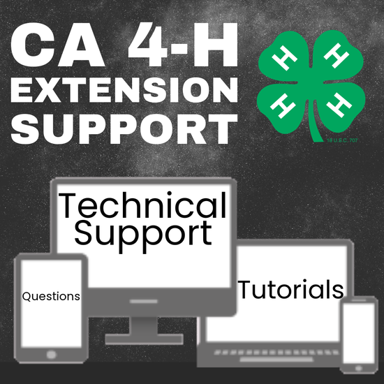 CA 4-H eXtension Support