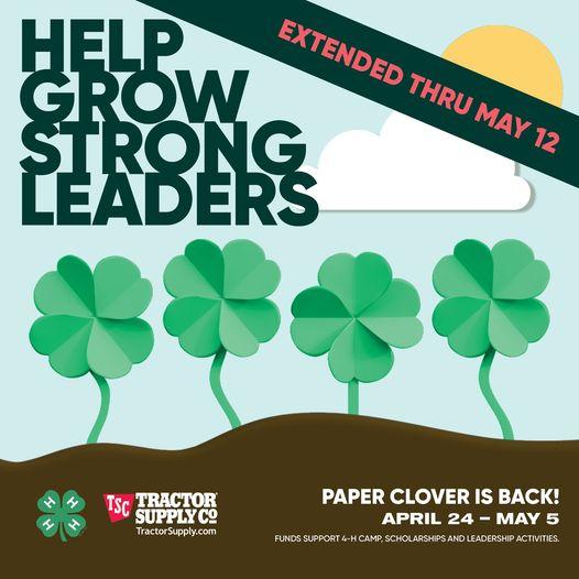 Tractor Supply Paper Clover extended through May 12th