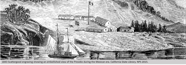 Presidio during the Mexican era