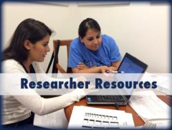 Researcher Resources Button
