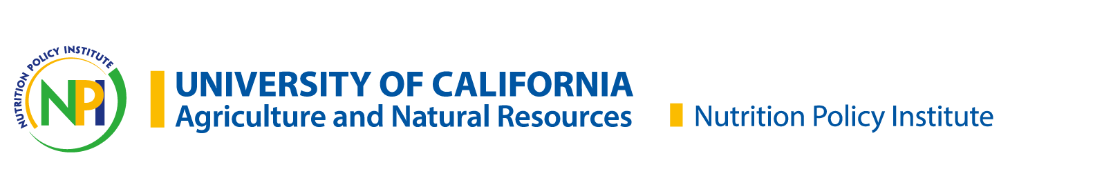Nutrition Policy Institute, University of California, Division of Agriculture and Natural Resources logo