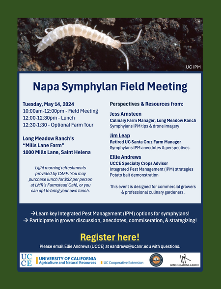 Symphylan Field Meeting Flier