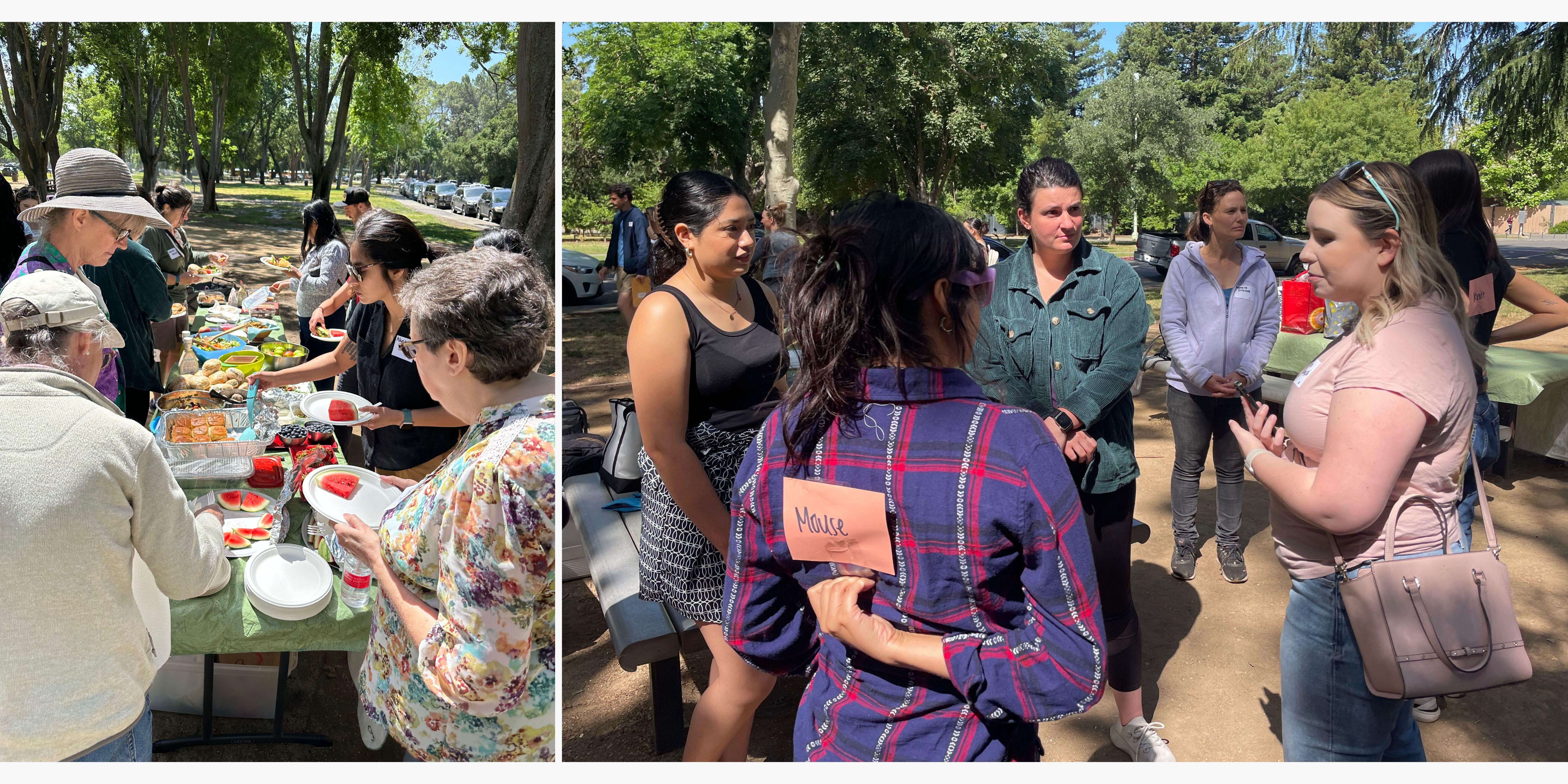 UCCE Capitol Corridor hosted a potluck and team bonding event at the local zoo thanks to EEEC funds. Photos by Annalise Traub.
