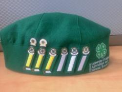 Right side of 4-H hat