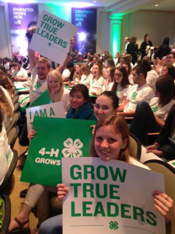 Youth rally during the 2016 National 4-H Conference