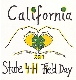 State Field Day 2017 Logo by Anna Sorensen, Conejo Simi 4-H Club, Ventura County