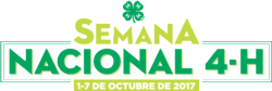 National 4-H Week 2017 logo- Spanish