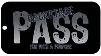 Fun with a Purpose Backstage Pass logo