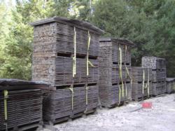 Air drying milled lumber