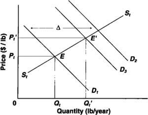 Conceptual Supply and Demand Model.