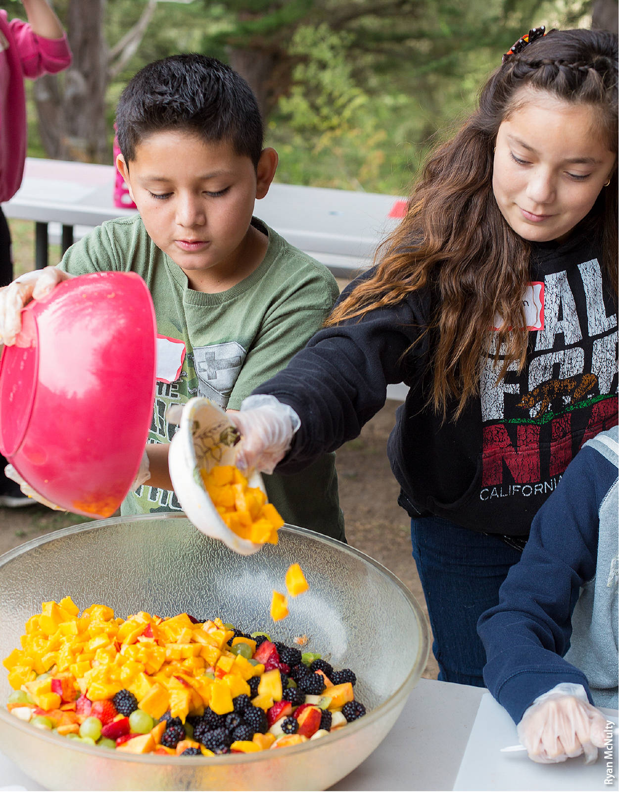Children tasted new flavors and developed skills as they prepared fresh treats in the garden. Compared to the control group, children who participated in the HLA program reported larger increases in their preferences for gardening, cooking and science.