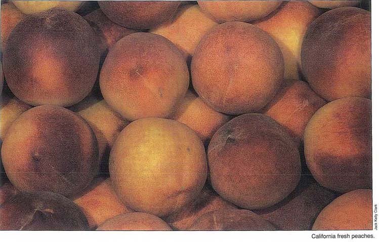 California fresh peaches