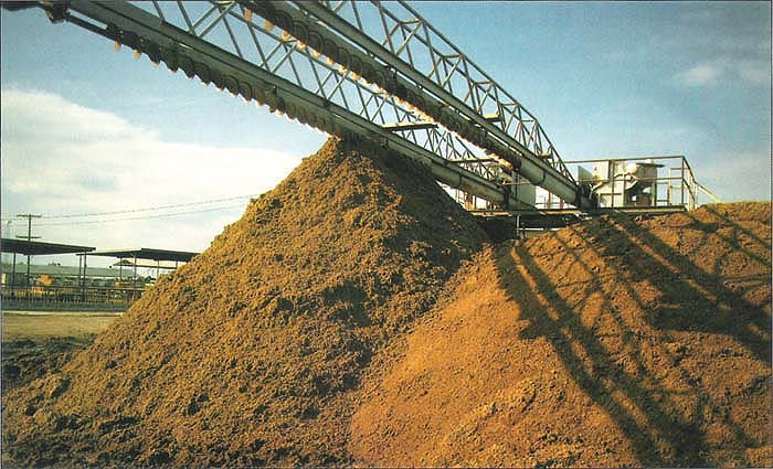 Manure from solids separator facilities (seen above) often contained higher amounts of weed seed.