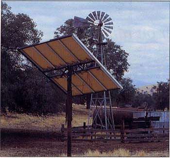 The jack pump, which works like an old windmill, is energy efficient and suitable for deep well applications.