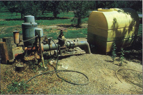 Nearly 40% of California growers apply nutrients in conjunction with their irrigation water, a process referred to as fertigation. Growers may also apply various pesticides through these systems.