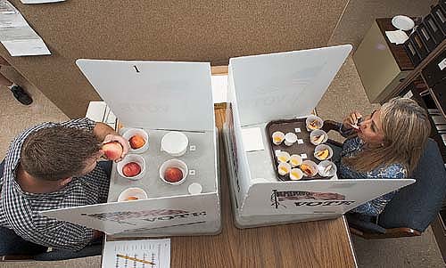 Taste tests help Kearney researchers to evaluate consumer preferences.