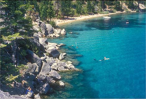 Historically, erosion into Lake Tahoe has been low because of the high percentage of granite and granitic soils in the watershed.