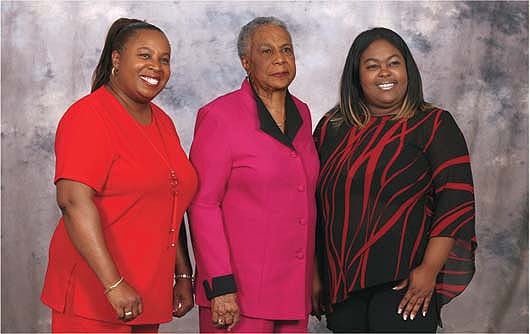 To gauge how food habits are passed down through generations, the authors studied the diet and nutritional status of 58 triads (daughter, mother and grandmother) of biologically related California black women. Left to right, study participants Rhonda Carter (mother) and Mildred Ross (grandmother) of Victorville, and Catrice Mitchell (daughter) of San Bernardino.