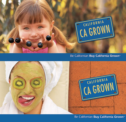 About two-thirds of California crops fall under marketing orders, in which growers pay mandatory assessments for marketing, promotion, research and quality inspection. Above, the Buy California Marketing Agreement advertises the state's crops as “California Grown”; it is supported by state and industry funds.