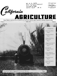 California Agriculture, Vol. 2, No.4