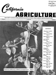 California Agriculture, Vol. 2, No.6
