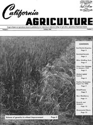 California Agriculture, Vol. 3, No.4