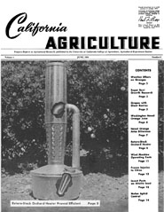 California Agriculture, Vol. 4, No.6
