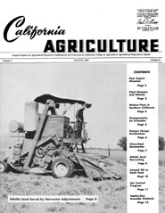 California Agriculture, Vol. 4, No.8