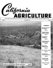 California Agriculture, Vol. 4, No.10