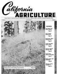 California Agriculture, Vol. 5, No.1