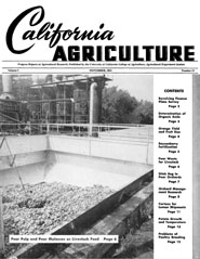 California Agriculture, Vol. 5, No.11